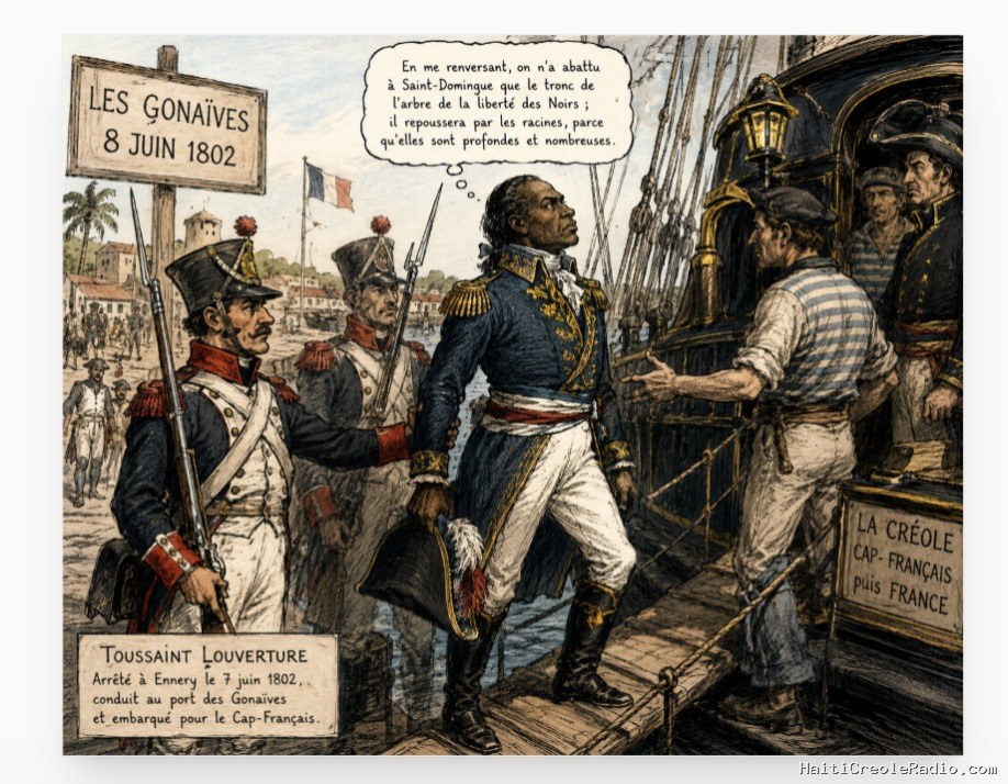 8 juin 1802 : les Gonaïves, seuil du dernier exil de Toussaint Louverture