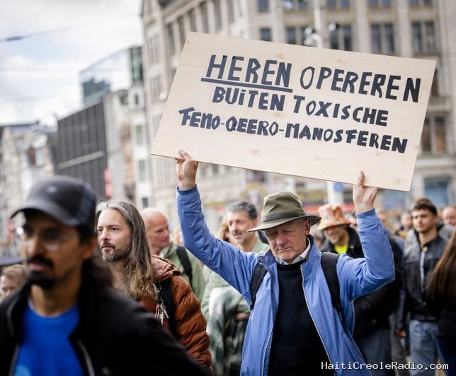 À Amsterdam, une manifestation pour les femmes, mais sans elles