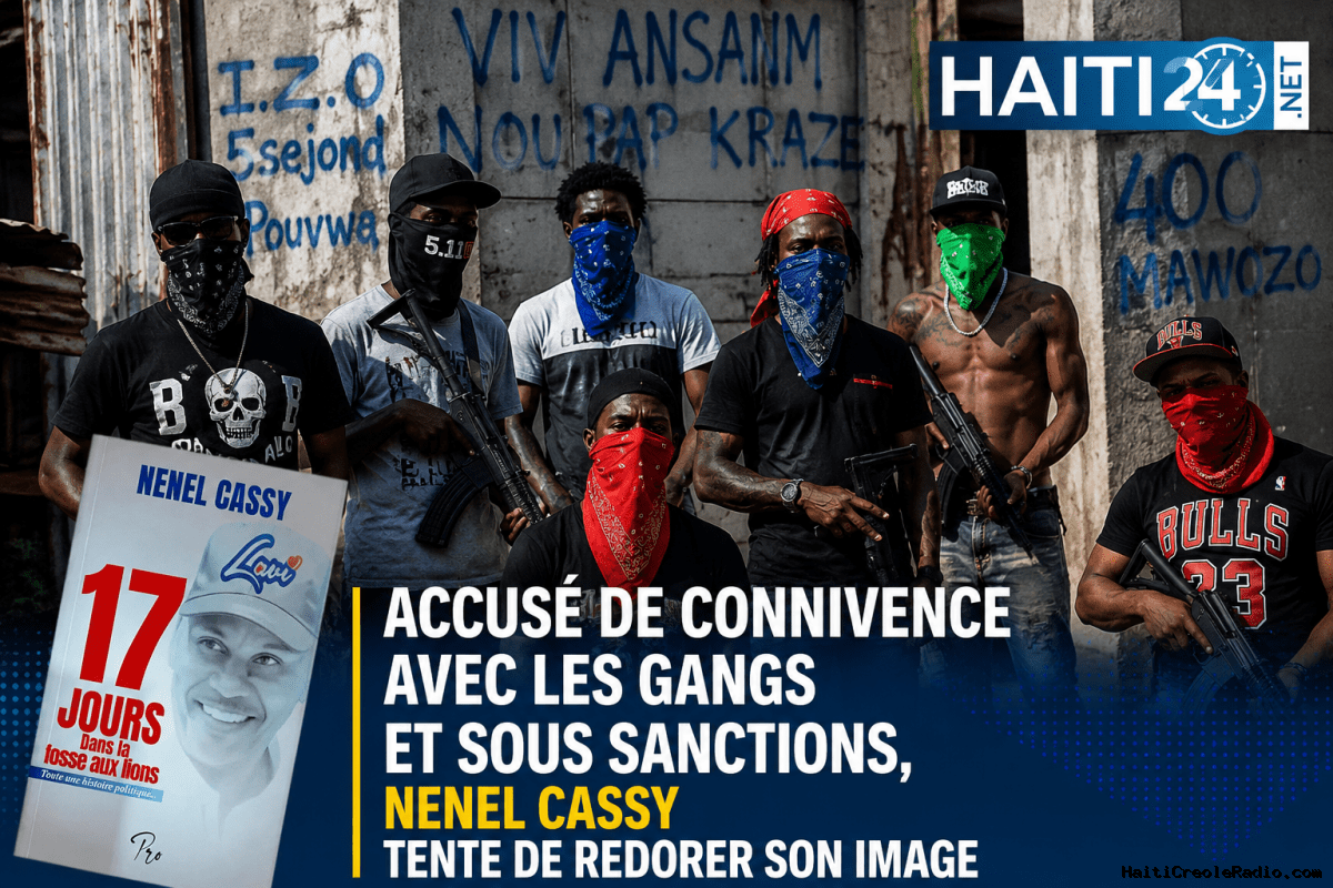 Accusé de connivence avec les gangs et sous sanctions, Nenel Cassy tente de redorer son image