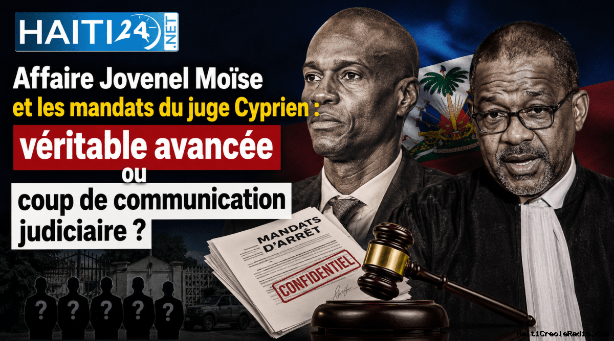Affaire Jovenel Moïse et les mandats du juge Cyprien : véritable avancée ou coup de communication judiciaire ?
