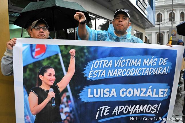 Arrestation de Luisa González, figure de l’opposition en Équateur : “Ils veulent l’enterrer vivante”