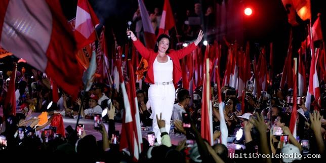 Au Pérou, le risque d’une crise politique après la victoire attendue de la candidate de la droite autoritaire, Keiko Fujimori, à la présidentielle
