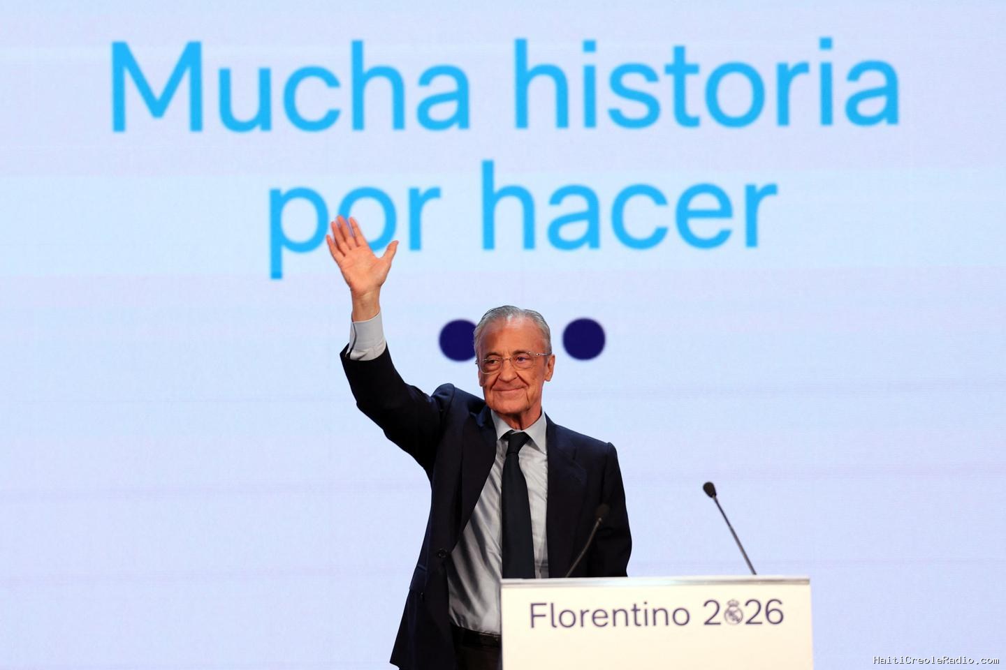 Au Real Madrid, une élection présidentielle en forme de référendum sur la personne de Florentino Perez