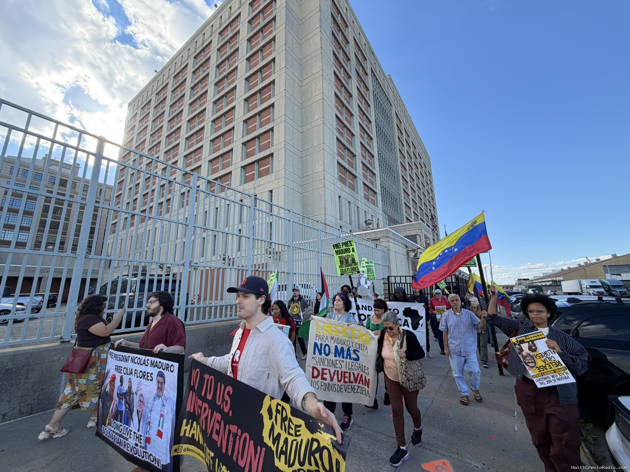 Brooklyn : Des manifestants réclament le placement de Cilia Flores en résidence surveillée pour raisons médicales