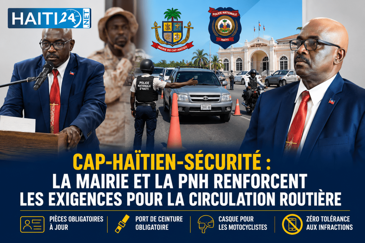 Cap-Haïtien-Sécurité : la mairie et la PNH renforcent les exigences pour la circulation routière