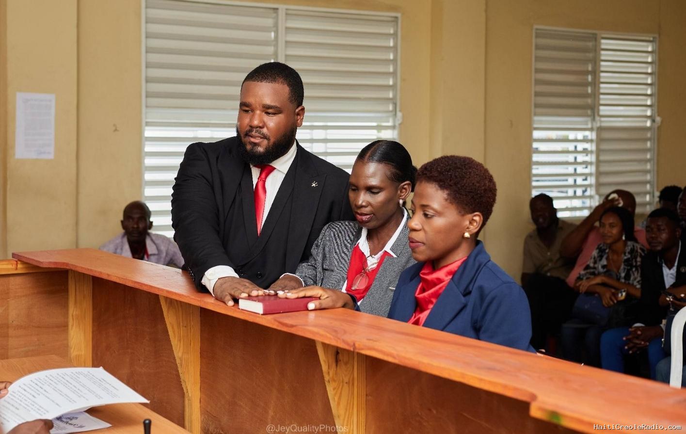 Cour d’appel des Gonaïves : le nouveau cartel municipal intérimaire a prêté serment