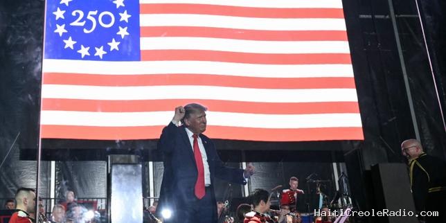 Donald Trump exploite les célébrations du 250ᵉ anniversaire des Etats-Unis pour s’autocélébrer
