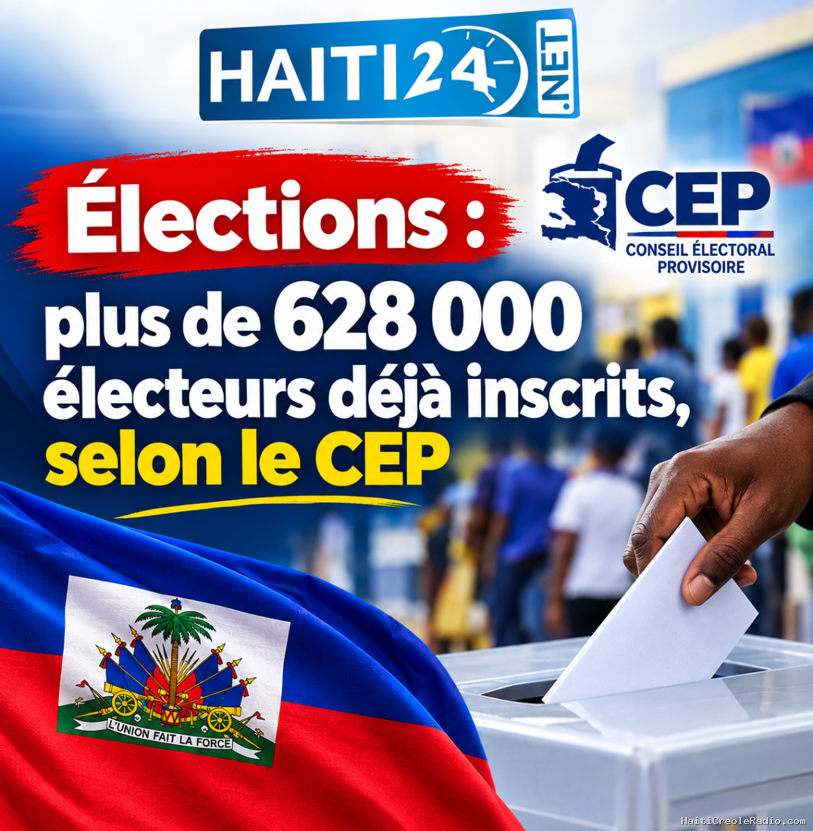 Élections : plus de 628 000 électeurs déjà inscrits, selon le CEP
