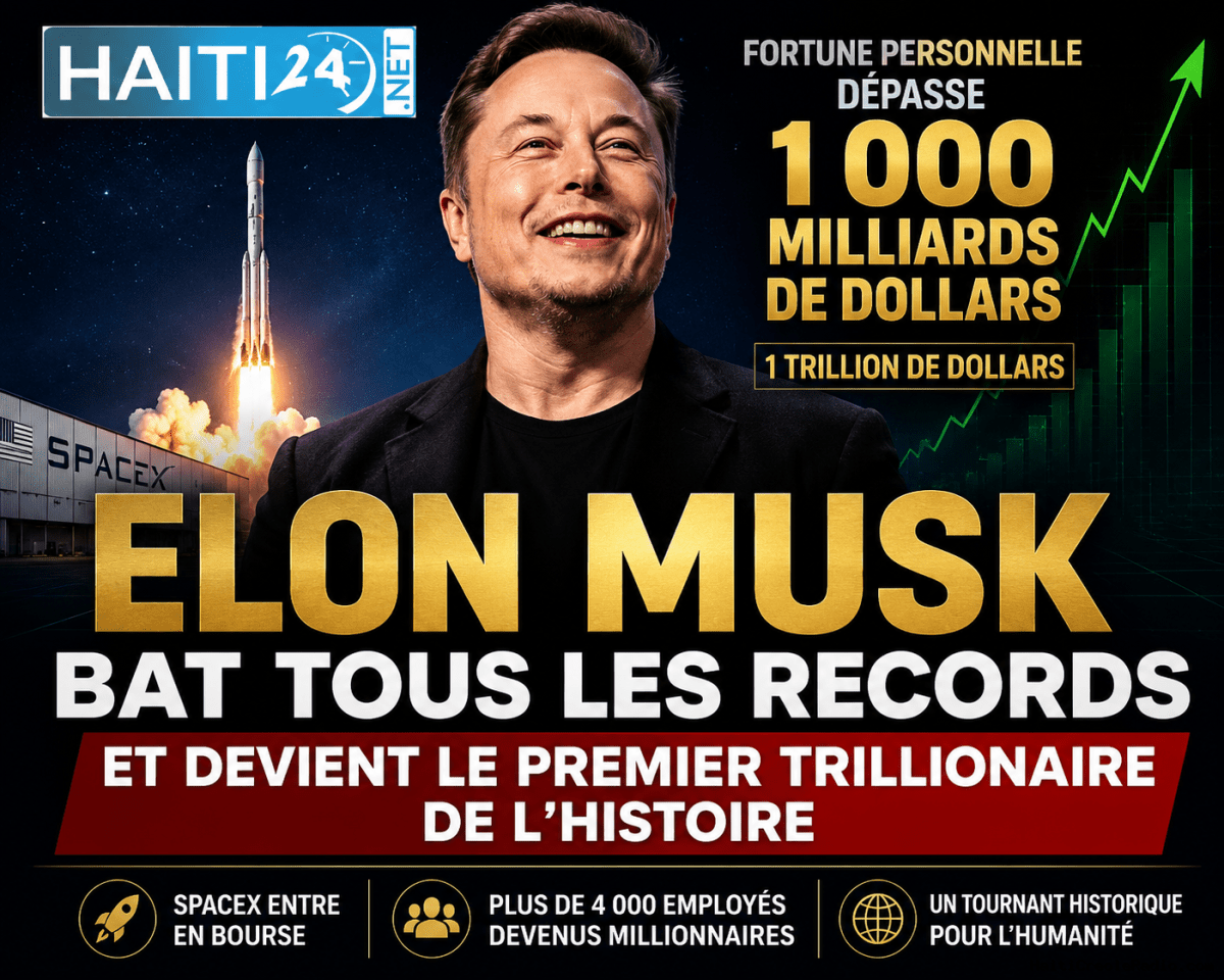 Elon Musk bat tous les records et devient le premier trillionaire de l’histoire0