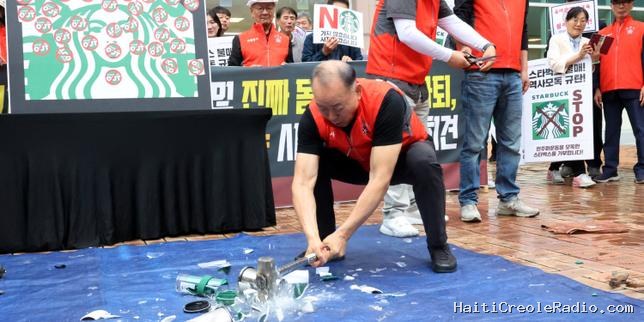 En Corée du Sud, la branche locale de Starbucks déclenche un tollé avec des références au massacre de Gwangju