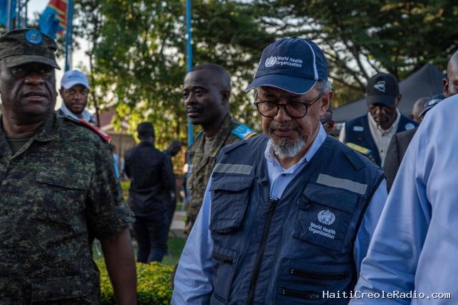 En RDC, le directeur de l’OMS dit au pays qu’il n’est pas seul face à l’Ebola
