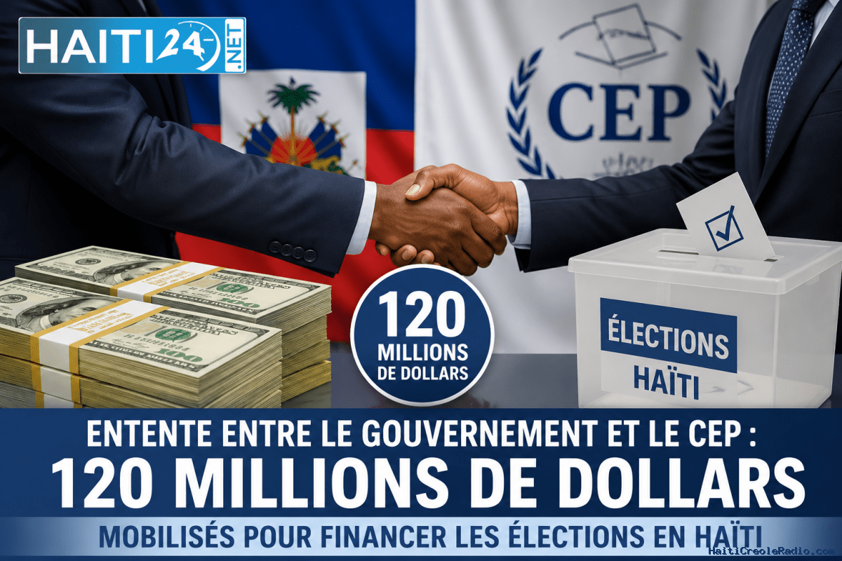 Entente entre le Gouvernement et le CEP : 120 millions de dollars mobilisés pour financer les élections en Haïti