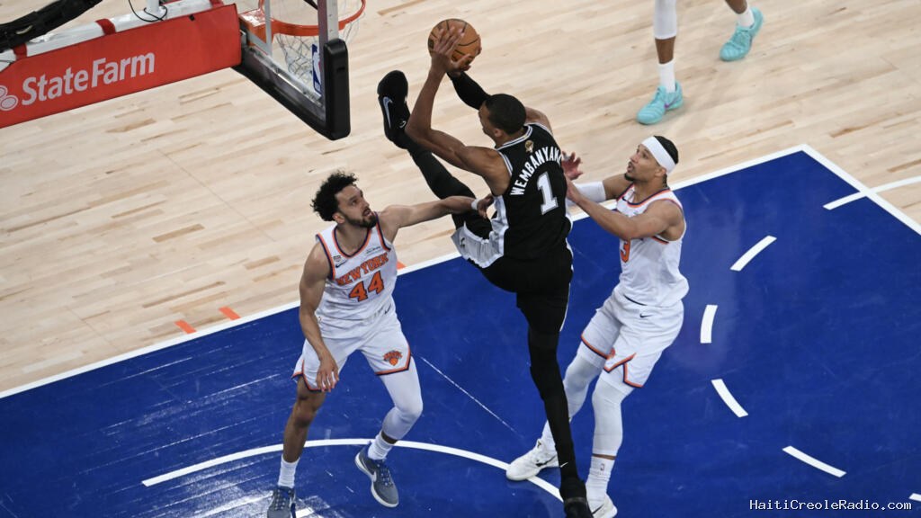Finale NBA: Wembanyama relance les Spurs à New York