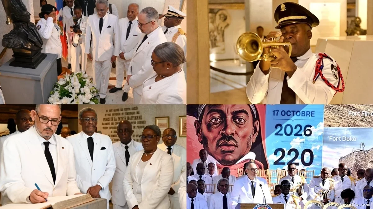 Haïti - 220e de Jean-Jacques Dessalines : Cérémonie d’offrande florale et de recueillement