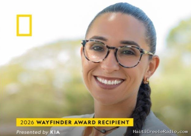 Haïti à l’honneur : Anne-Isabelle Bonifassi reçoit le prestigieux National Geographic Wayfinder Award 2026