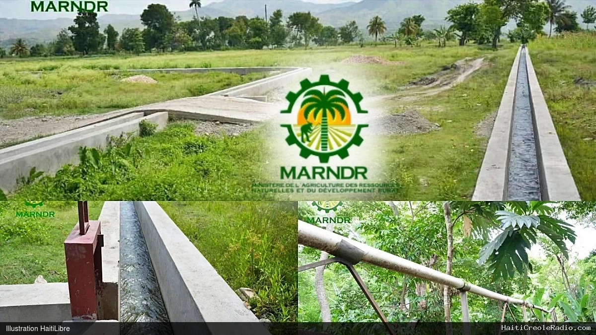 Haïti - Agriculture : Le Ministère renforce les infrastructures hydro-agricoles dans le département du Centre