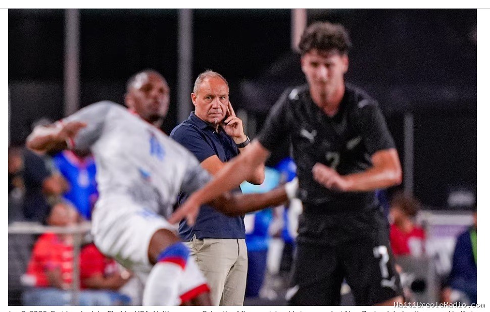 Haïti au Mondial : « pas là pour faire de la figuration », prévient Sébastien Migné