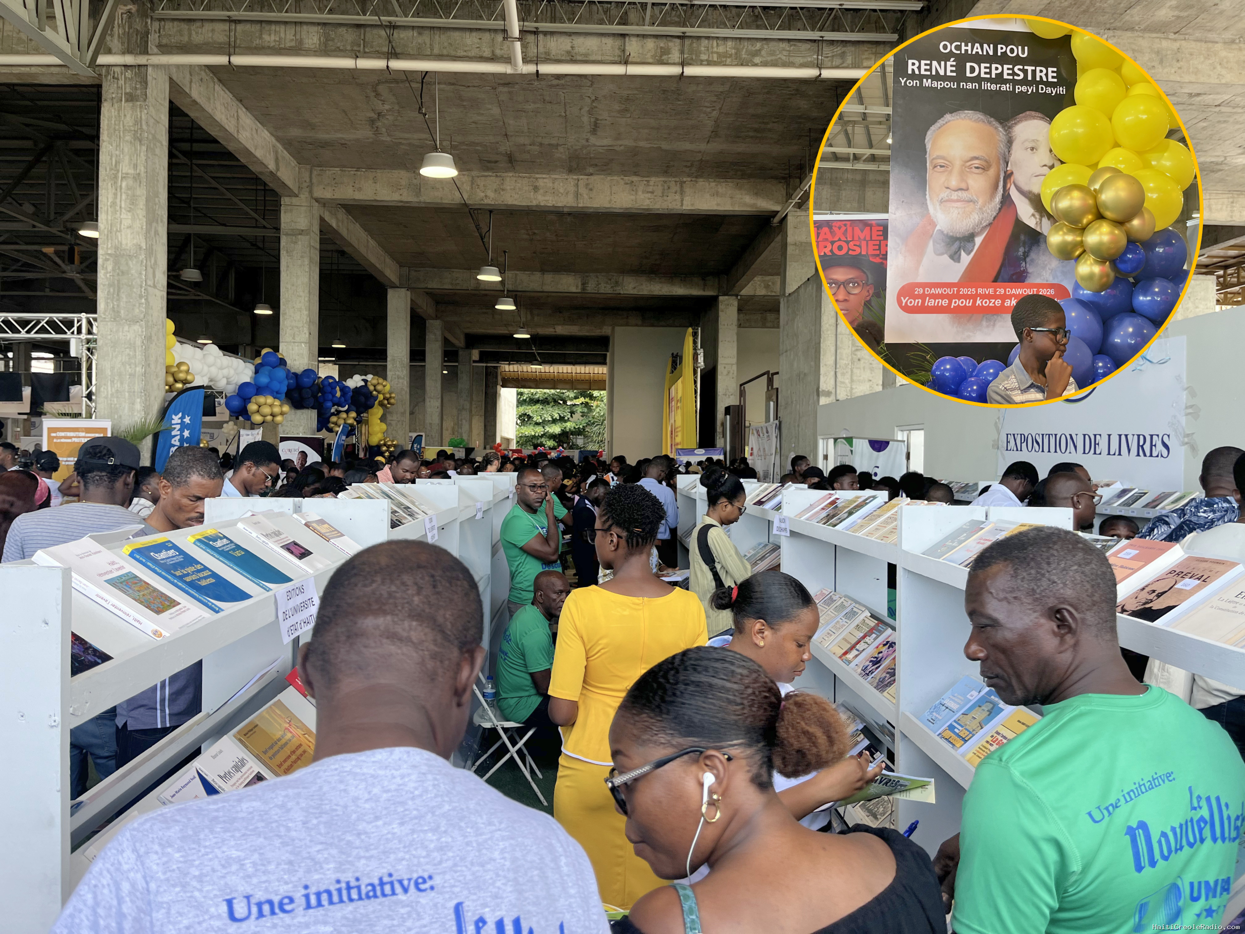 Haiti book fair ‘Livres en Folie’ honors René Depestre, draws generations of readers