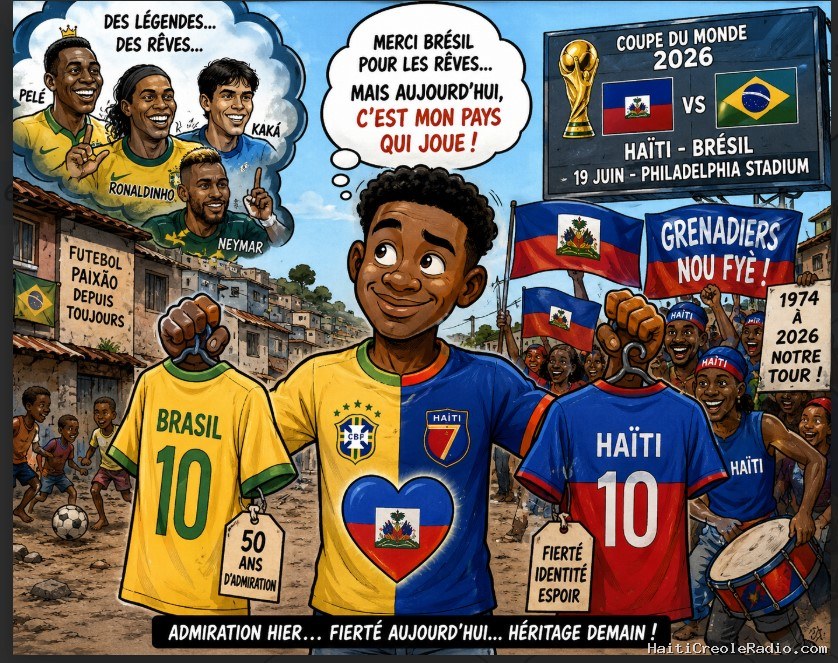 Haïti-Brésil au Mondial 2026 : le match du cœur entre admiration historique et fierté retrouvée