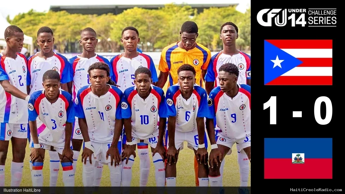 Haïti - CFU Challenge 2026 (U-14) : Les grenadiers s’inclinent 1-0 face aux Huracán Azul de Porto Rico (vidéo)