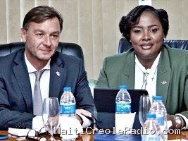 Haïti - Coopération : Séance de travail autour de différents projets de développement avec la France