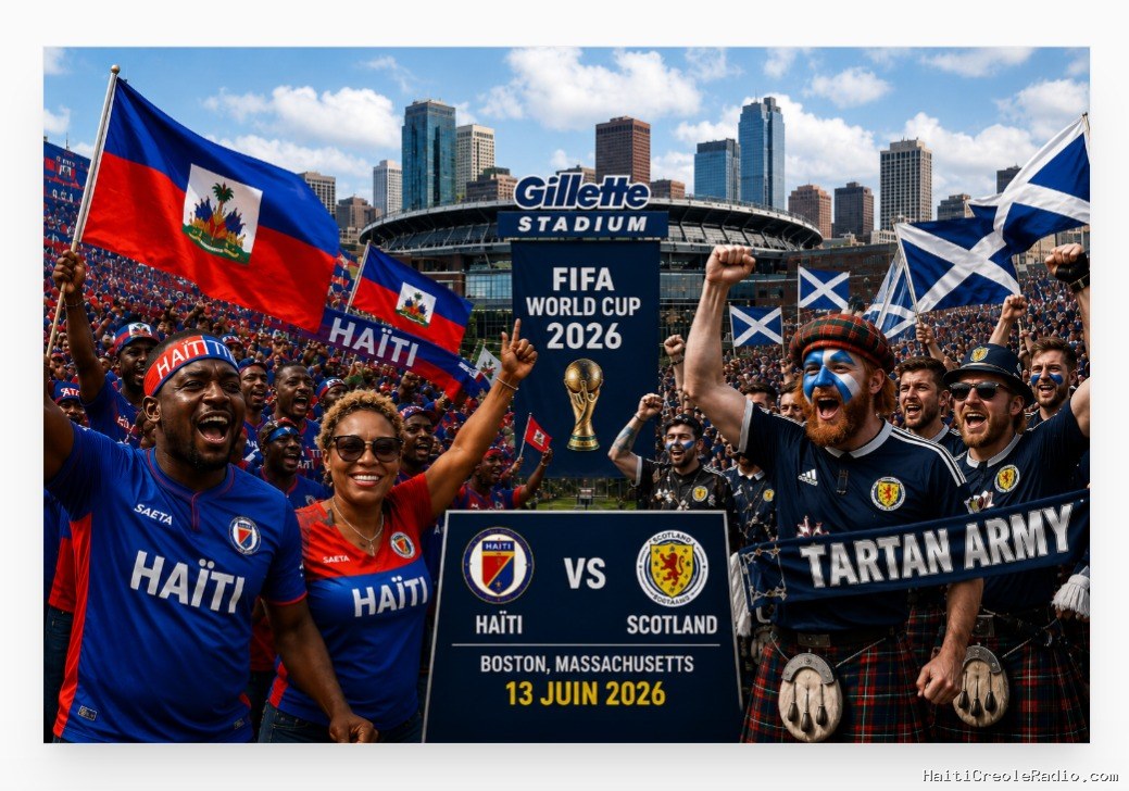 Haïti–Ecosse à Boston : 52 ans d’attente pour les Grenadiers, 28 ans pour la Tartan Army — deux peuples, une même soif de Coupe du Monde