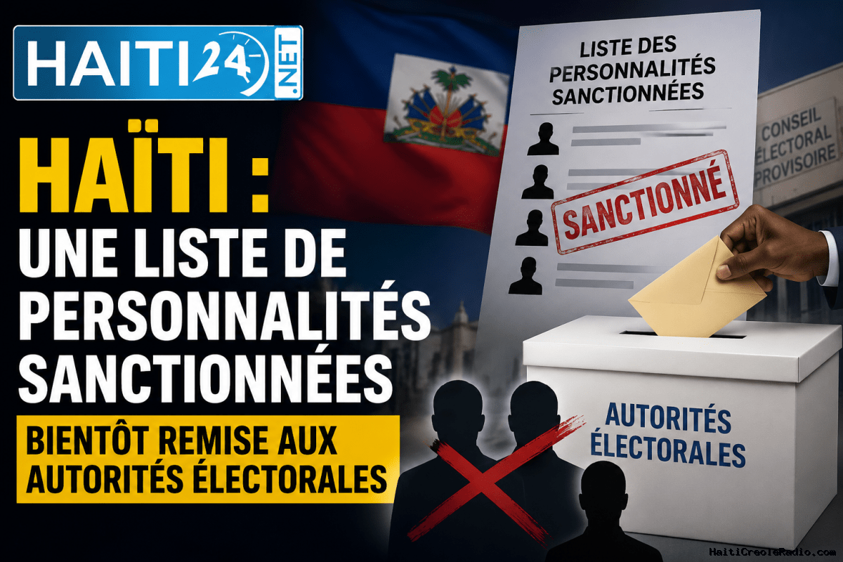 Haïti : une liste de personnalités sanctionnées bientôt transmise aux autorités électorales