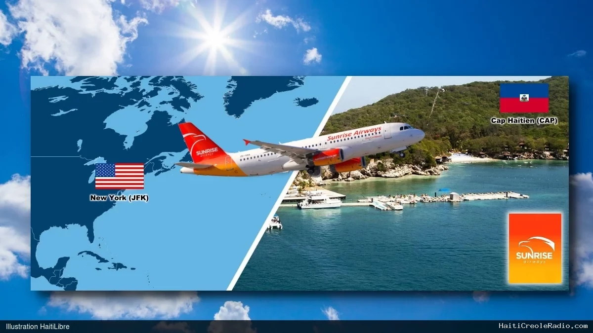 Haïti - Voyages : Sunrise Airways annonce une liaison New York - Cap-Haïtien