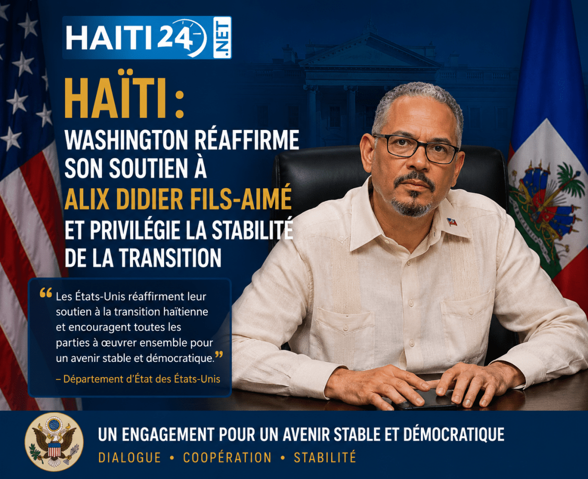 Haïti : Washington réaffirme son soutien à Alix Didier Fils-Aimé et privilégie la stabilité de la transition
