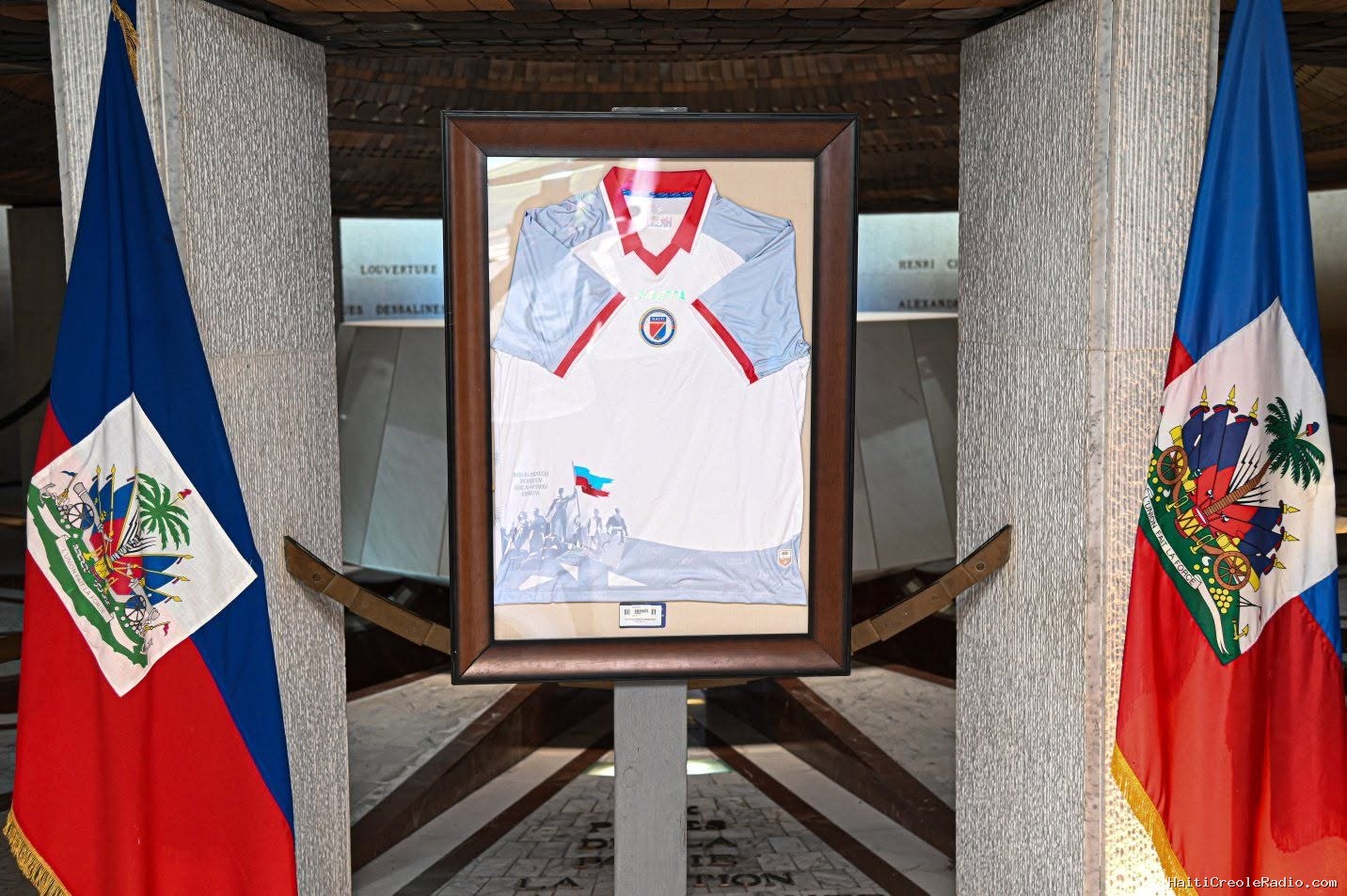 Haiti World Cup jersey rejected by FIFA preserved at national museum