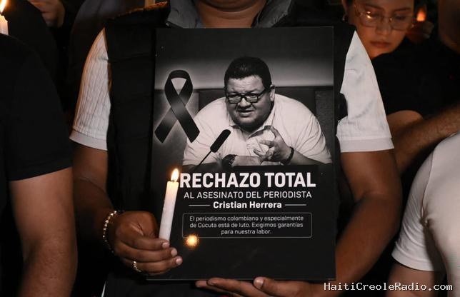 “Ils n’éteindront pas sa voix” : le journaliste Cristian Herrera assassiné en Colombie