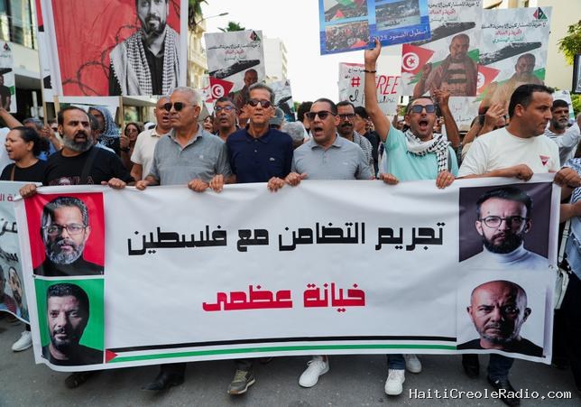 “Israël arrête, la Tunisie emprisonne” : le pouvoir de Kaïs Saïed réprime les voix propalestiniennes