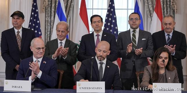 Israël et le Liban signent un accord-cadre avec les Etats-Unis, une « première étape » vers la paix, affirme Marco Rubio