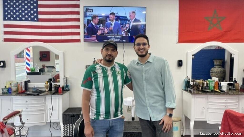 «Je vois le Maroc gagner la Coupe du monde»: près de Boston, un salon de coiffure vibre pour les Lions de l’Atlas