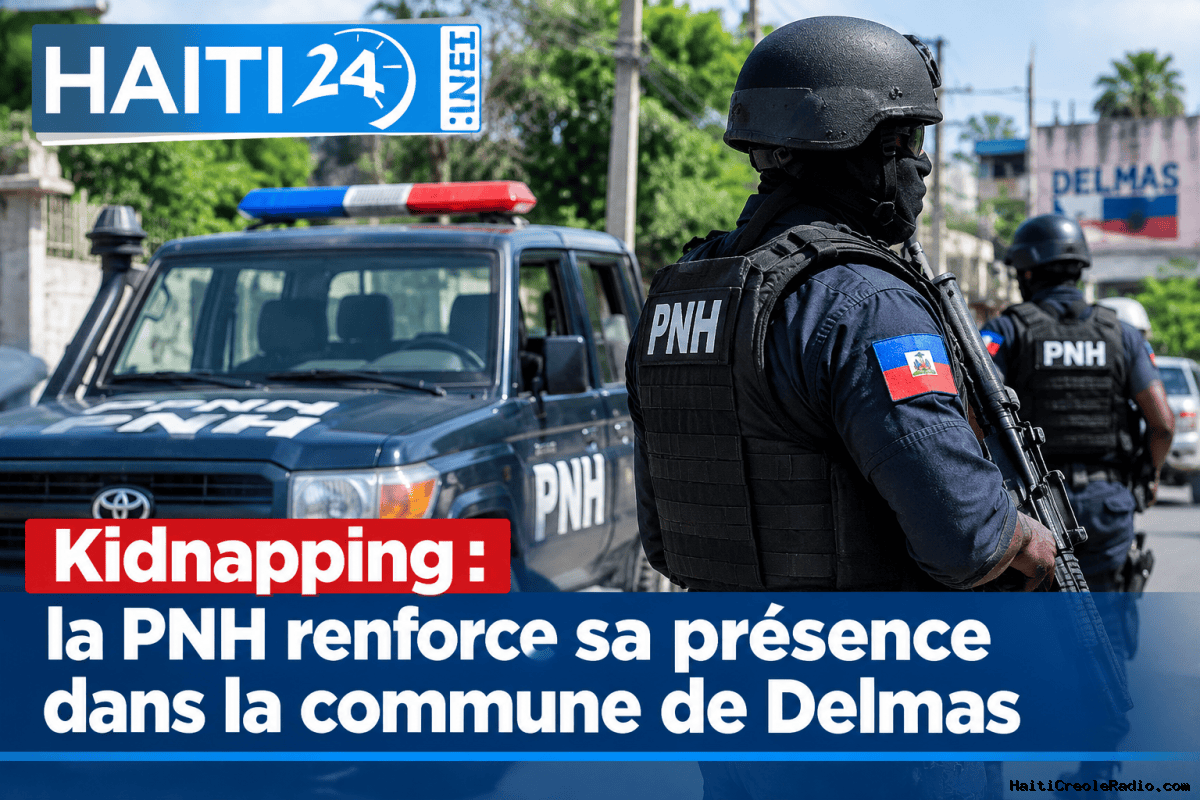 Kidnapping : la PNH renforce sa présence dans la commune de Delmas