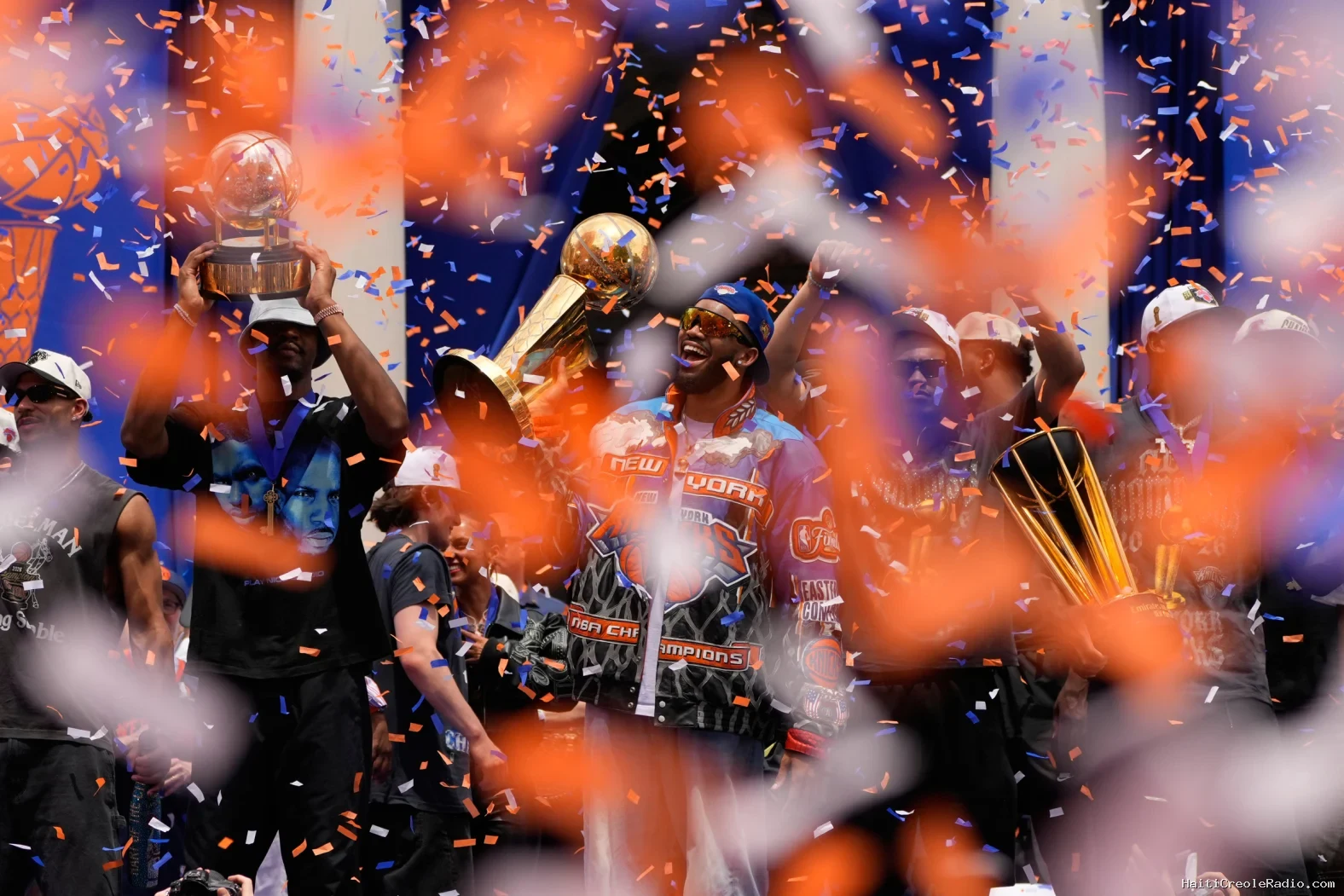 Knicks parade brings out overjoyed Haitians rooting for World Cup team too