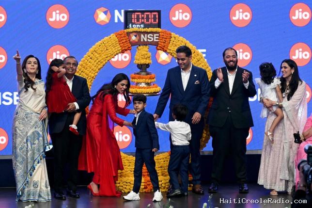 L’entrée en Bourse “fracassante” du géant indien des télécoms Jio Platforms