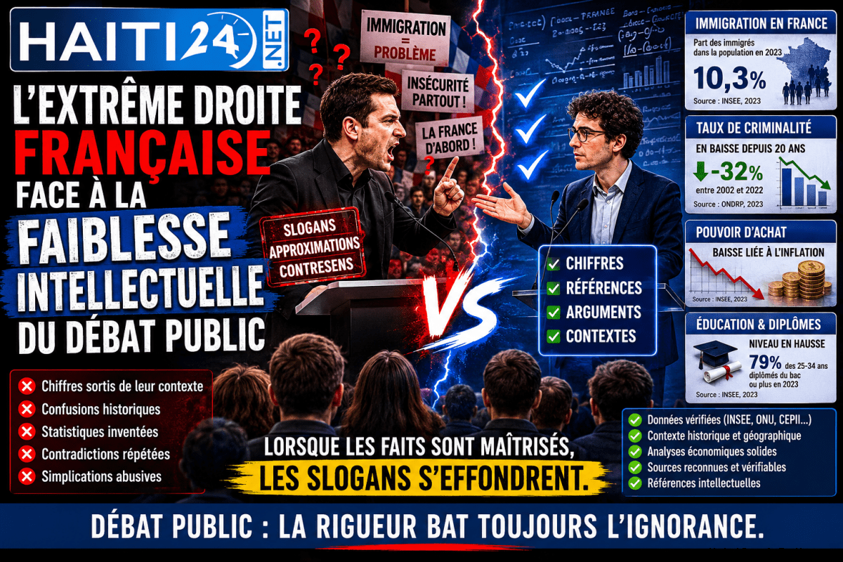 L’extrême droite française face à la faiblesse intellectuelle du débat public