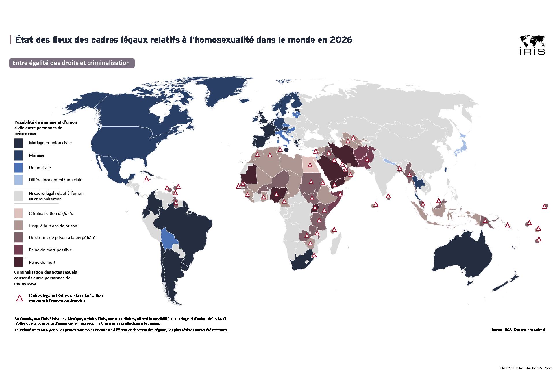 L’homosexualité dans le monde en 2026 : un état des lieux