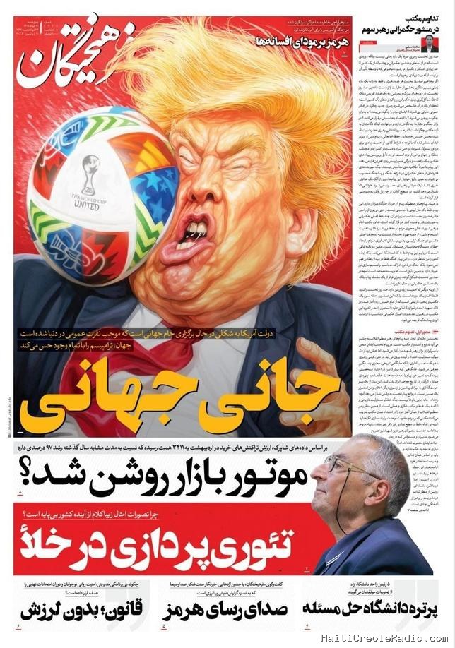 L’Iran fustige la Coupe du monde de Trump le “criminel mondial”