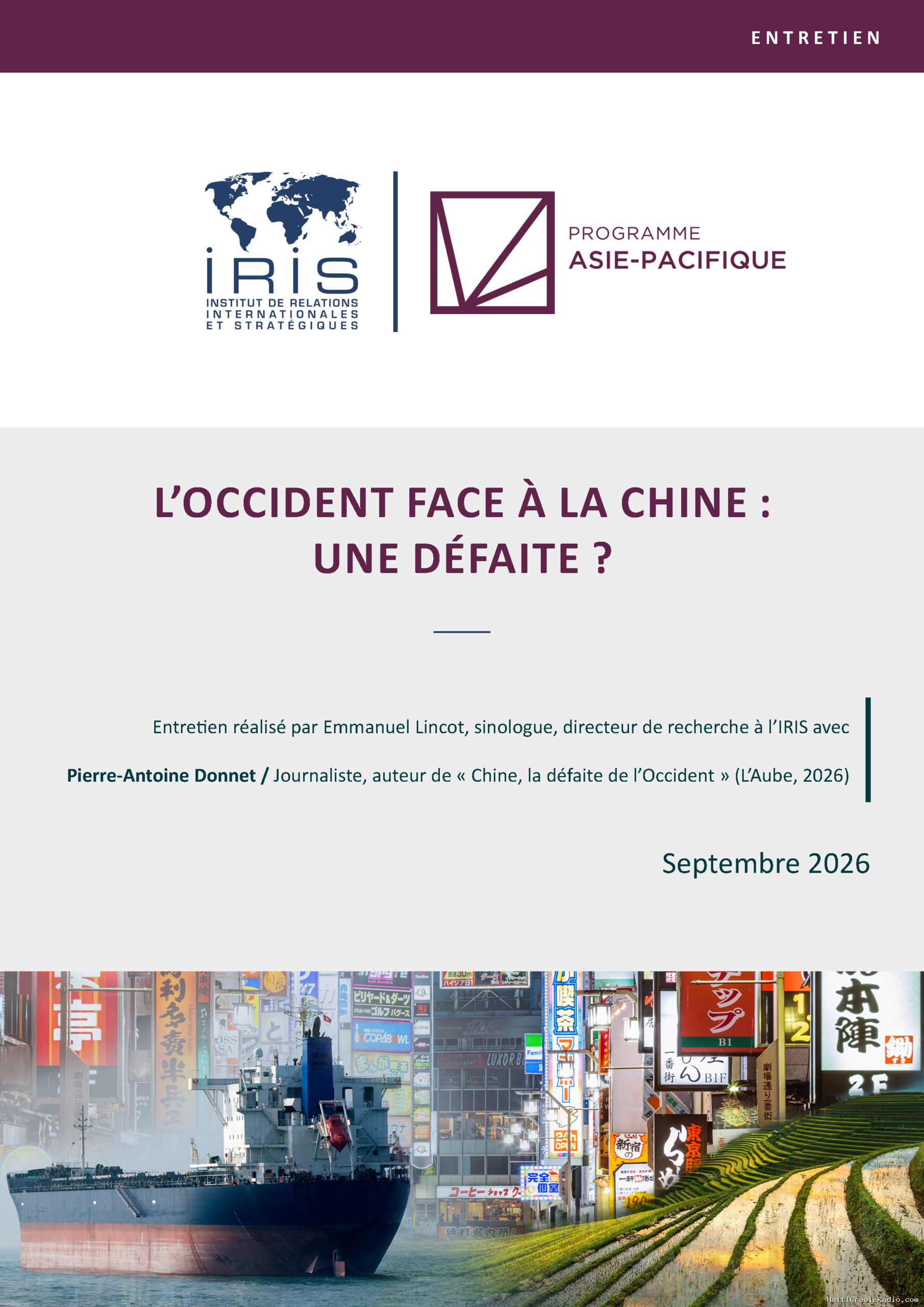 L’Occident face à la Chine : une défaite ?