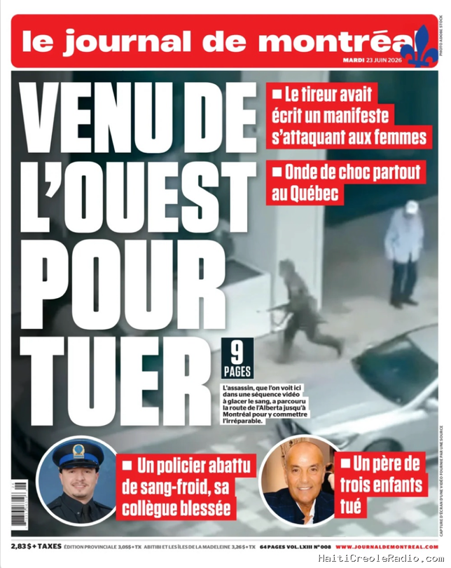 ‘‘La haine des femmes’’ a encore tué : une fusillade fait trois morts à Montréal