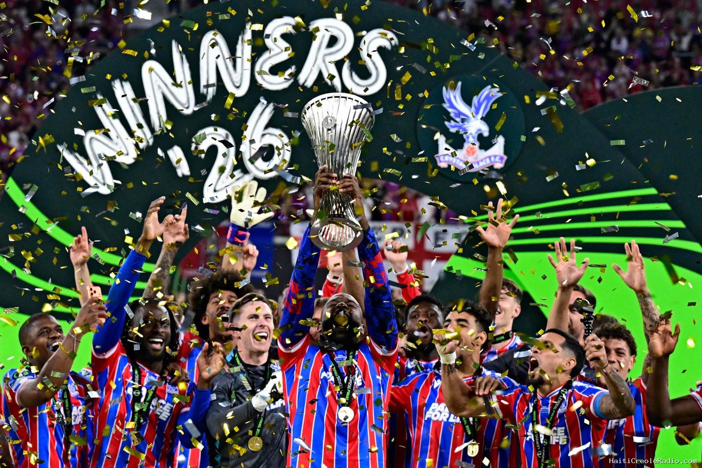 Le club londonien de Crystal Palace remporte la Ligue Conférence grâce à un but du Français Jean-Philippe Mateta