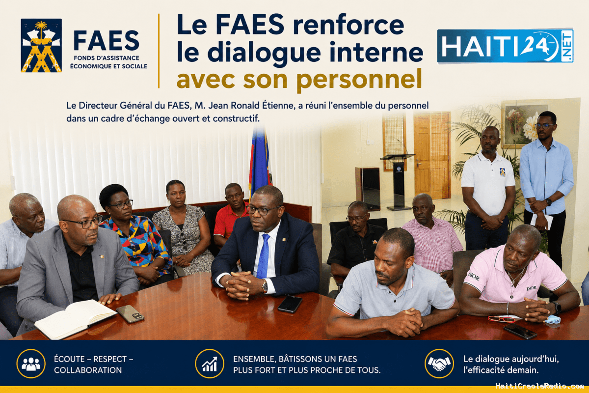 Le FAES renforce le dialogue interne avec son personnel