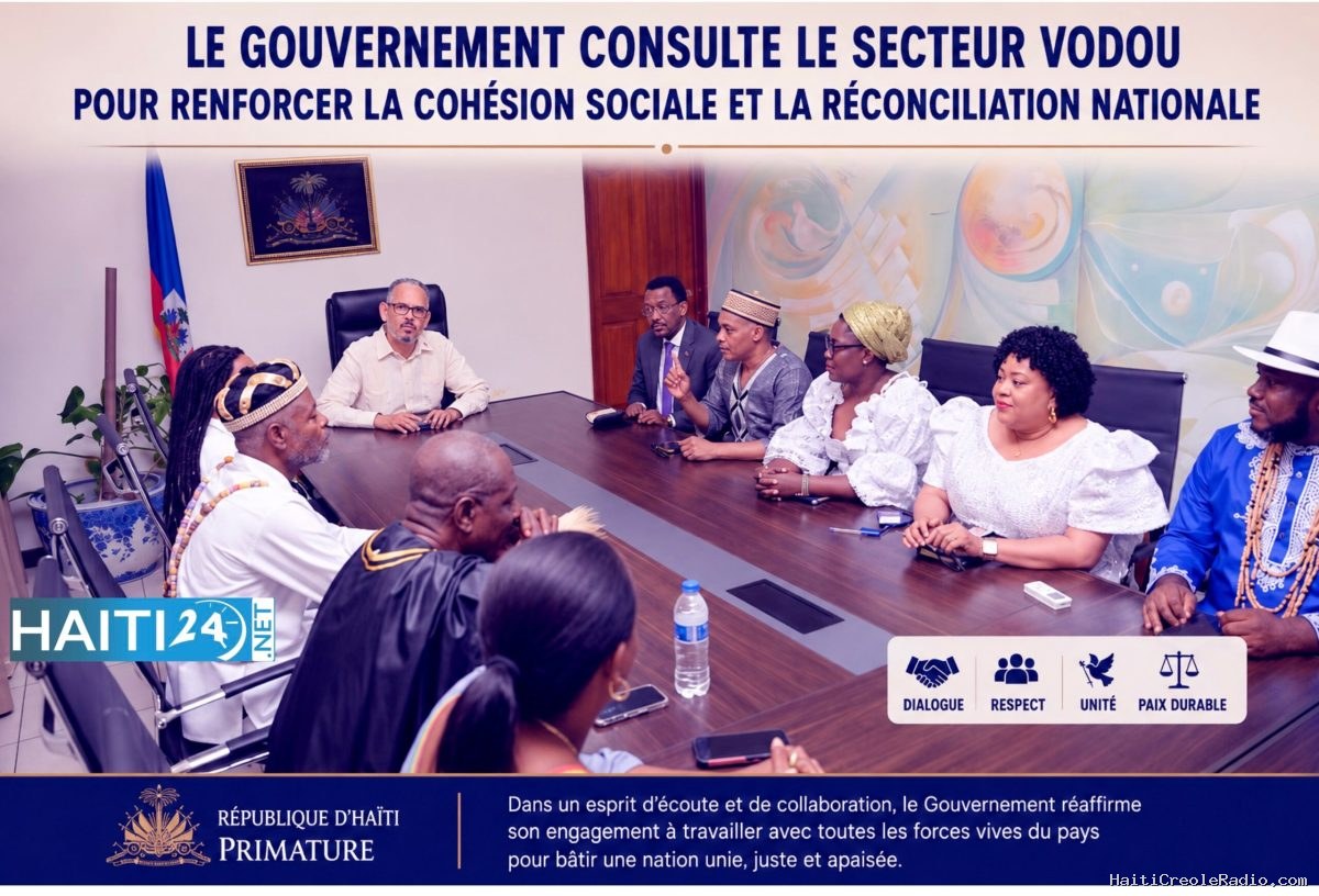 Le gouvernement consulte le secteur vodou pour renforcer la cohésion sociale et la réconciliation nationale