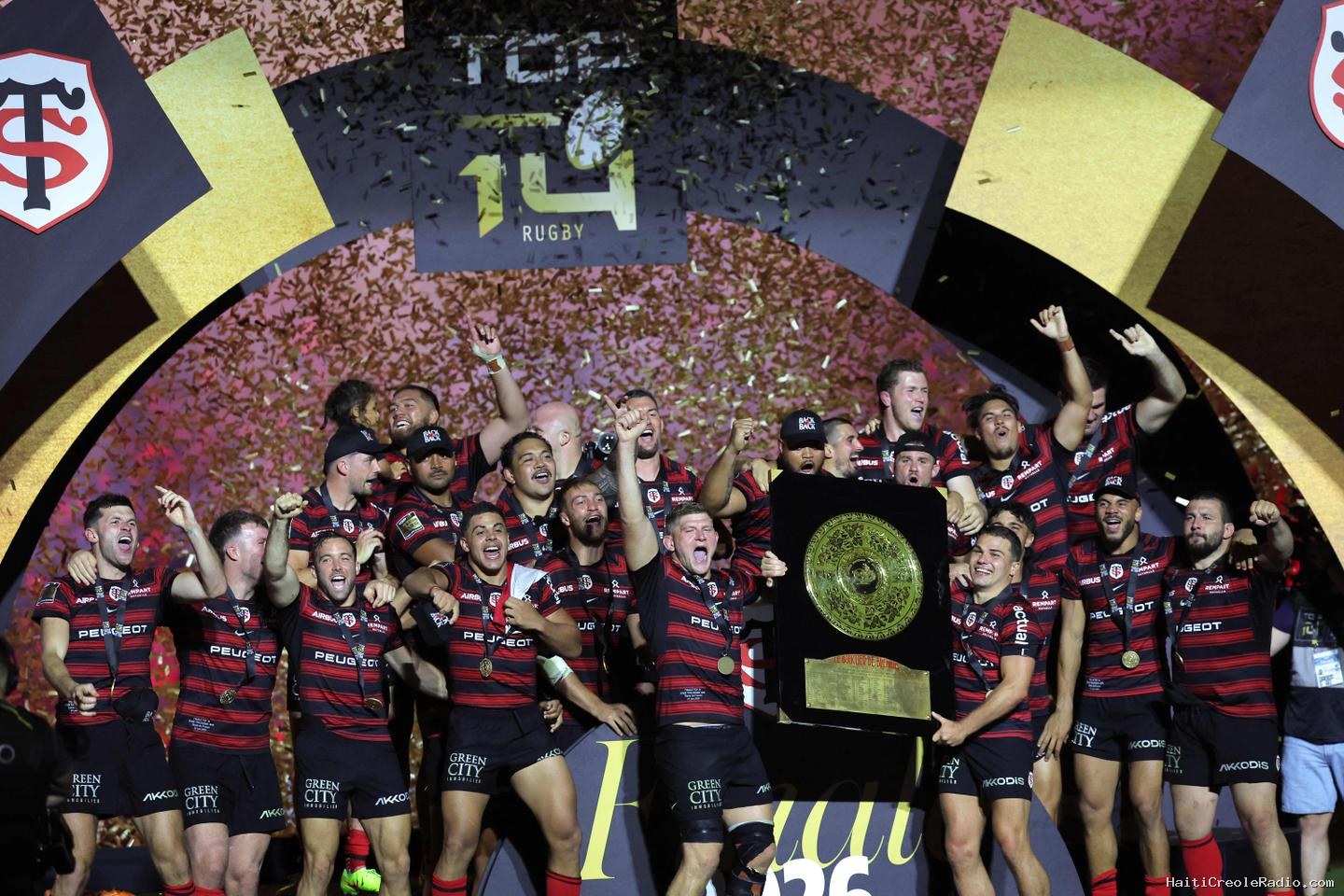 Le Stade toulousain, citadelle imprenable du rugby français, s’offre un quadruplé historique en Top 14 sous l’orage