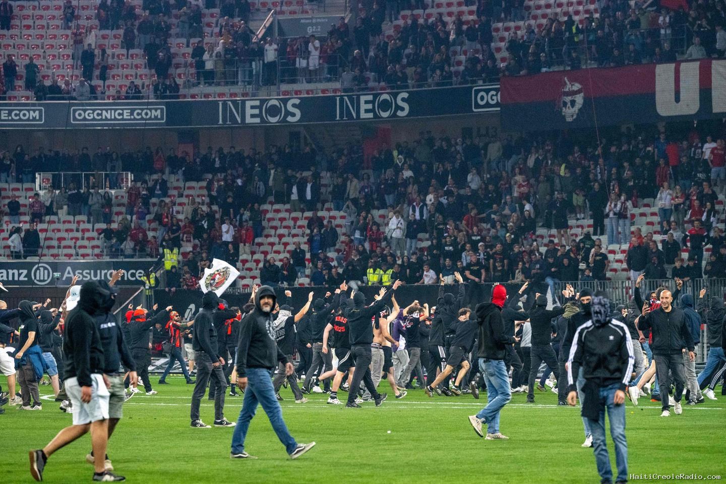 Lens-Nice : chez les Aiglons, la crainte d’une relégation en Ligue 2 éclipse la finale de la Coupe de France