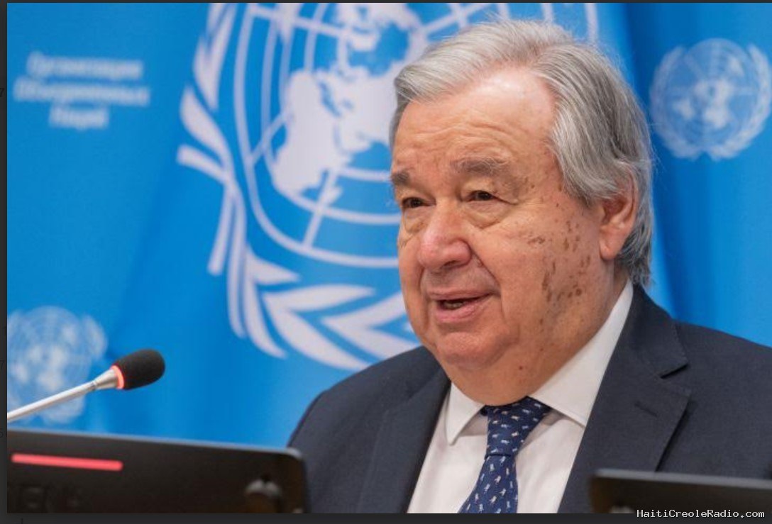 Lettre ouverte des leaders progressistes haïtiens au secrétaire de l’ONU, Antonio Guterres