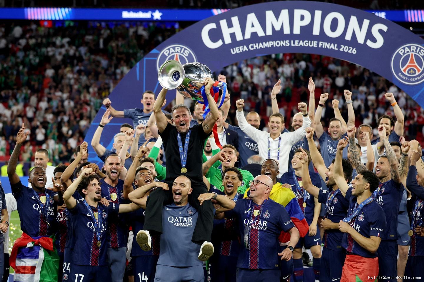 PSG-Arsenal : le résumé du deuxième sacre d’affilée des Parisiens en Ligue des champions, tombeurs des Gunners aux tirs au but