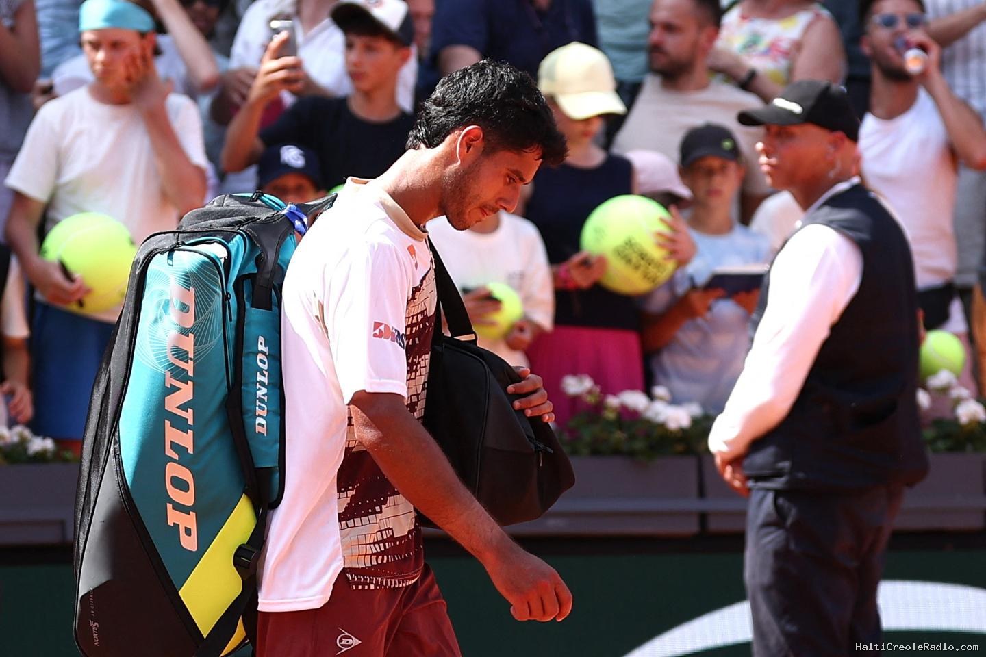 Roland-Garros 2026 : Adolfo Daniel Vallejo sanctionné pour des propos sexistes envers l’arbitre après sa défaite face à Moïse Kouamé